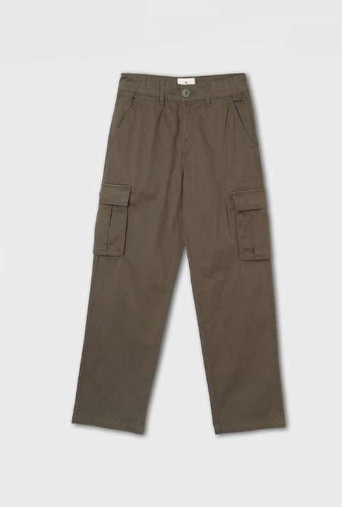 PEPE JEANS Boys Solid Cargos
