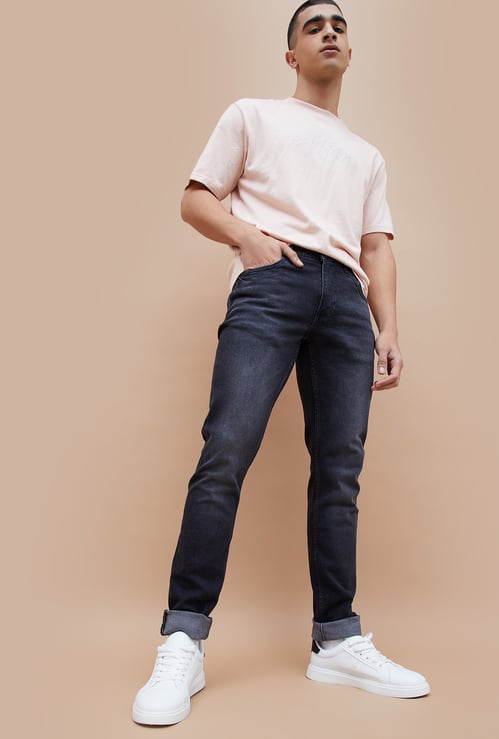 FORCA Washed Slim Tapered Jeans