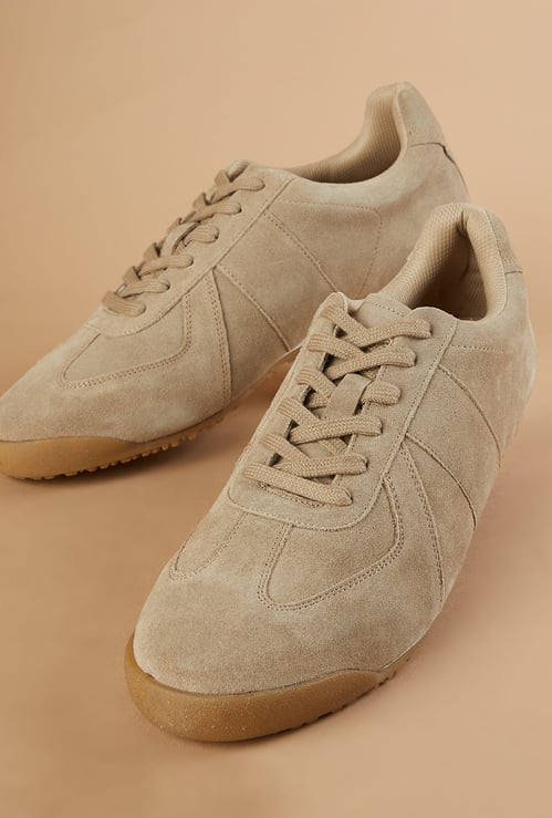 FORCA Suede Sneakers with Tonal Overlays