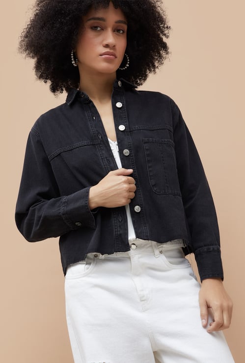 GINGER Solid Overshirt