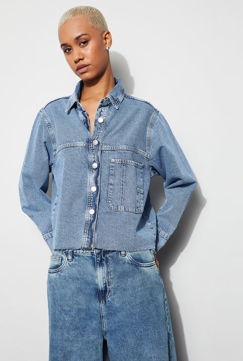 GINGER Solid Overshirt