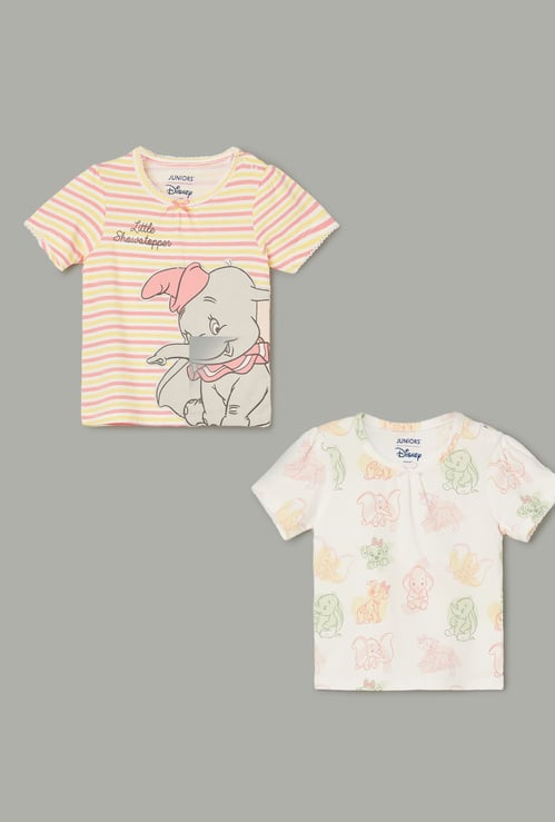 JUNIOR BABY Girls Assorted Dumbo & 101 Dalmatian T-shirt