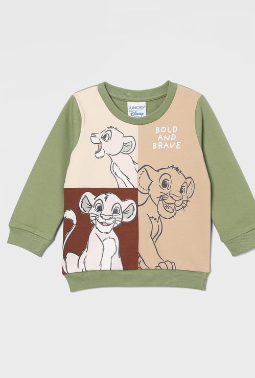 JUNIORS Boys The Lion King Print Sweatshirt