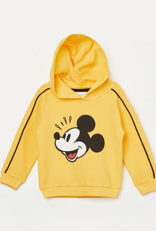 JUNIORS Boys Mickey Mouse Hooded Sweatshirt