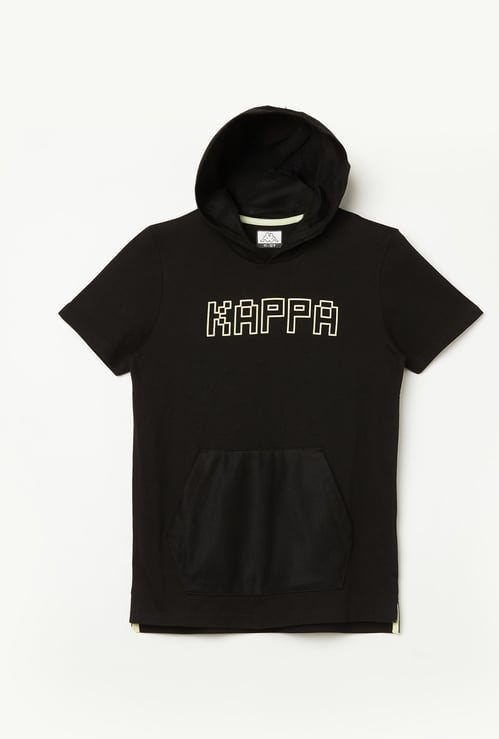 KAPPA Logo Printed Hooded T-shirt