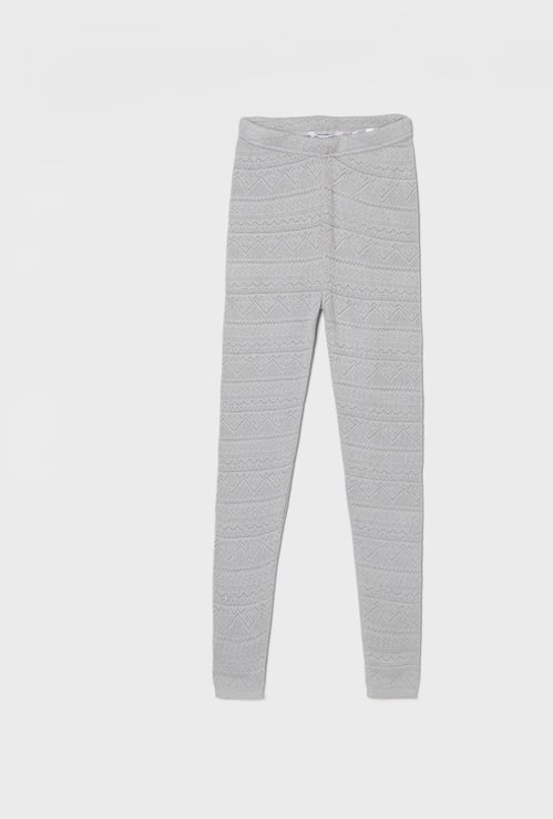 FAME FOREVER Girls Knitted Leggings
