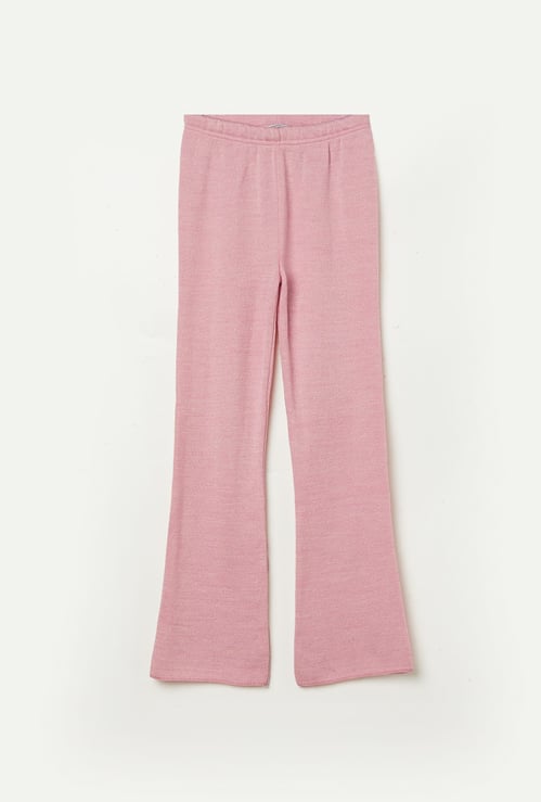 FAME FOREVER Girls Knitted Wide Leg Trousers
