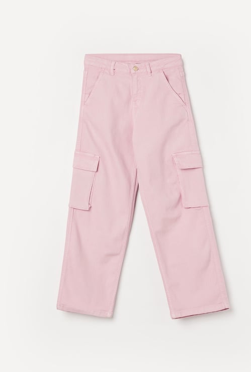 FAME FOREVER Girls Solid Cargos