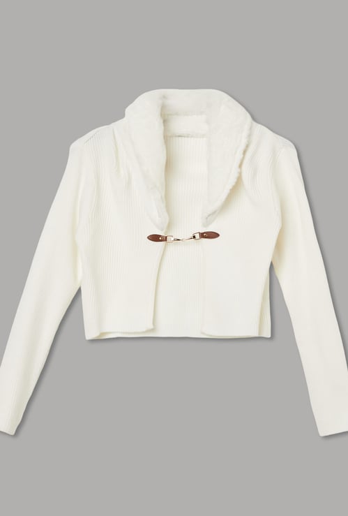 FAME FOREVER Fur-Lined Jacket