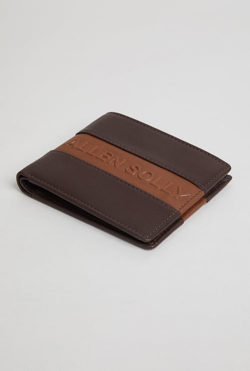 ALLEN SOLLY Embossed Bi-Fold Wallet