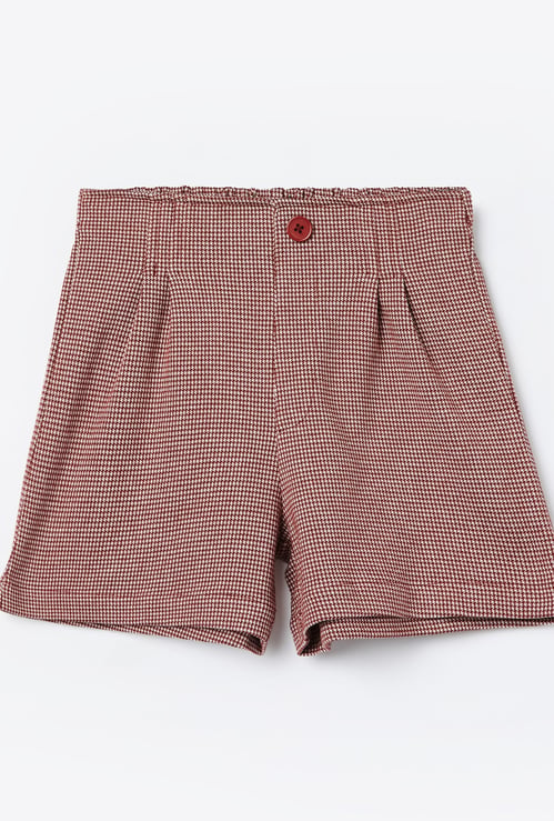 UNITED COLORS OF BENETTON Girls Houndtooth Shorts