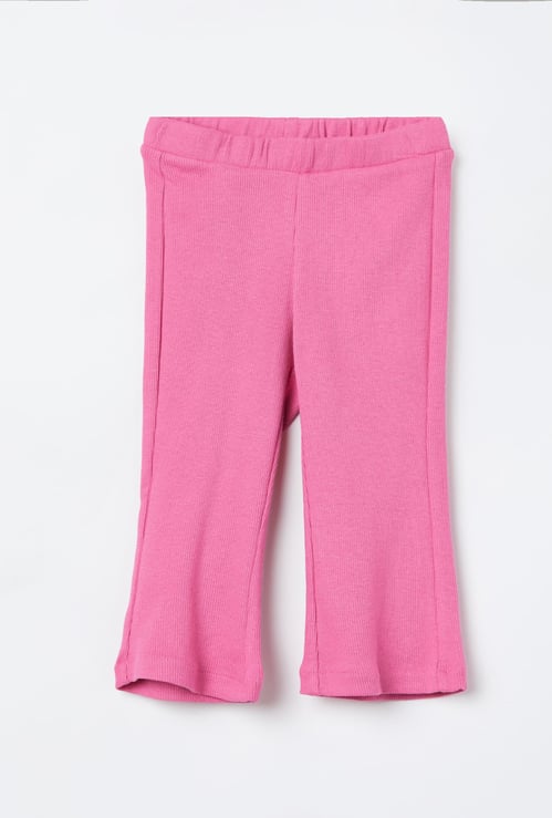 UNITED COLORS OF BENETTON Girls Ribbed Bootcut Trousers