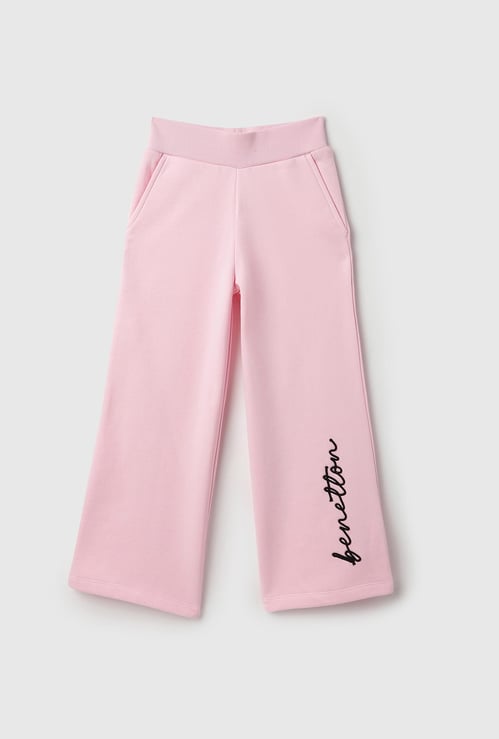 UNITED COLORS OF BENETTON Girls Embroidered Track Pants