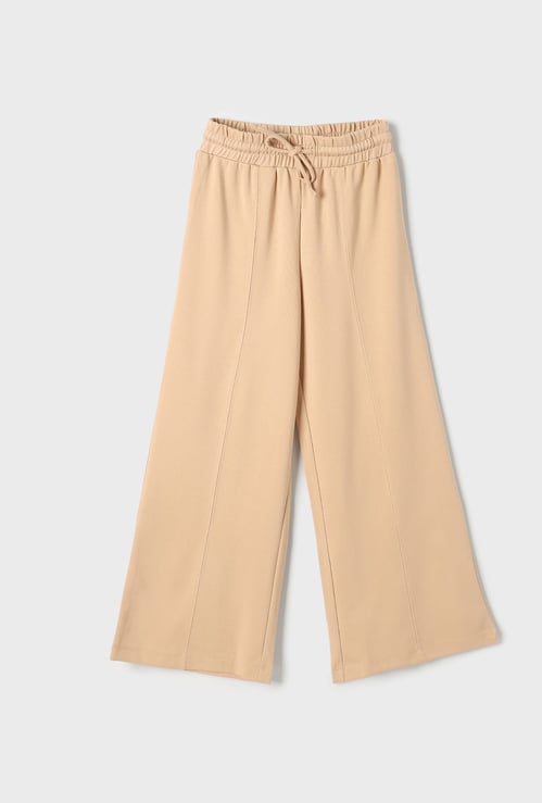 UNITED COLORS OF BENETTON Girls Panelled Wide Leg Trousers