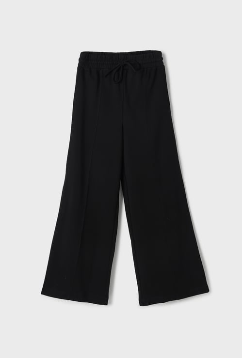 UNITED COLORS OF BENETTON Girls Panelled Wide Leg Trousers