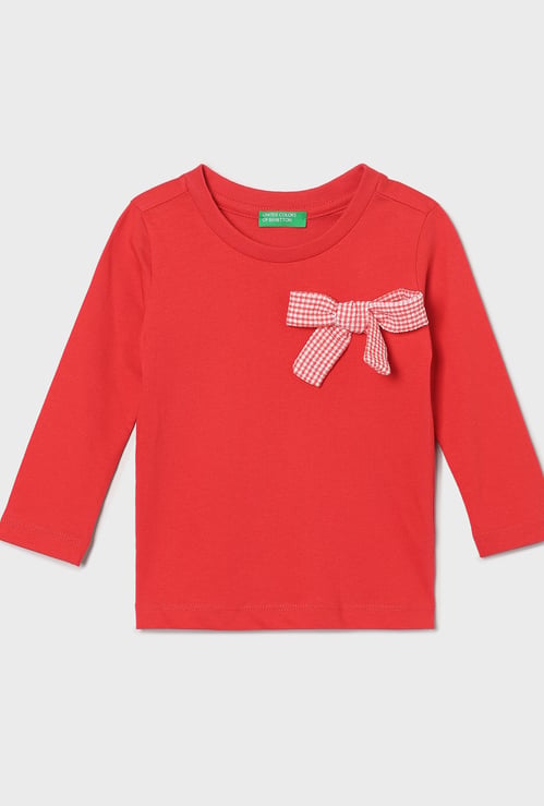 UNITED COLORS OF BENETTON Girls Applique T-shirt