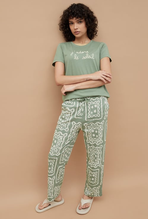 GINGER Printed Night Suit
