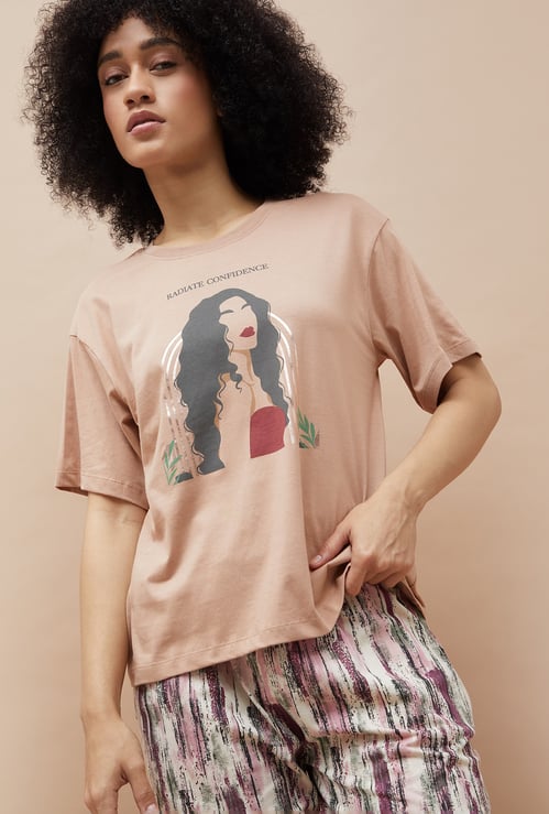 GINGER Printed Lounge T-shirt