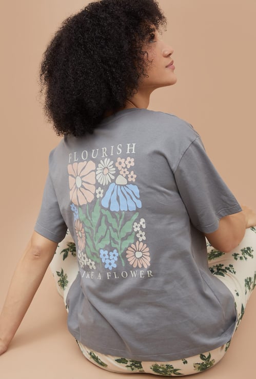 GINGER Floral Print T-shirt