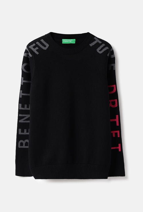 UNITED COLORS OF BENETTON Boys Printed Sweater