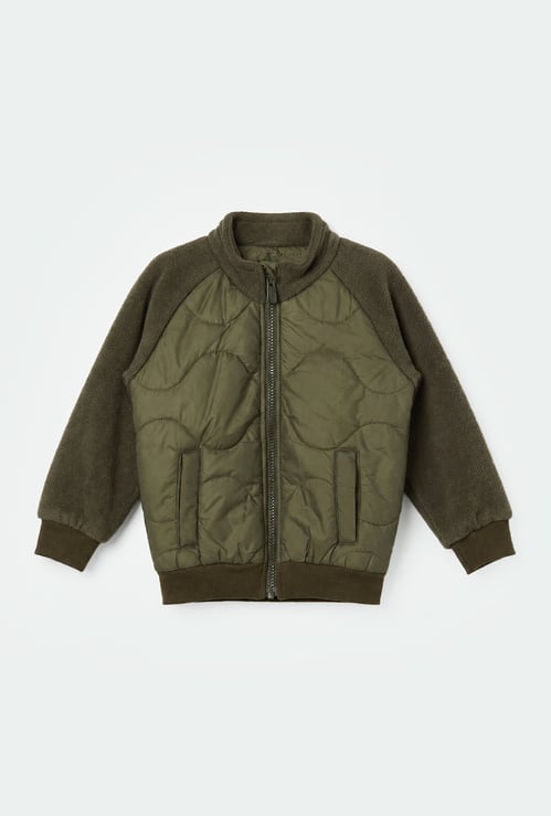 UNITED COLORS OF BENETTON Boys Quilted Bomber Jacket