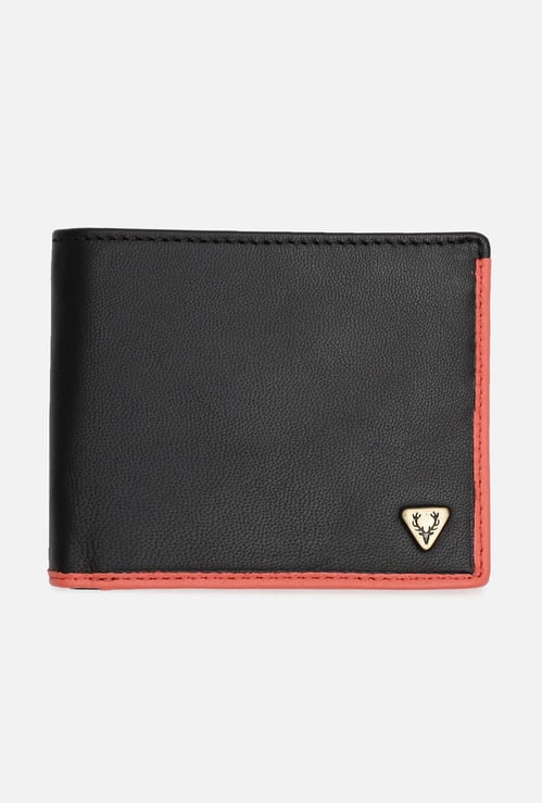ALLEN SOLLY Contrast Trim Bi-Fold Wallet