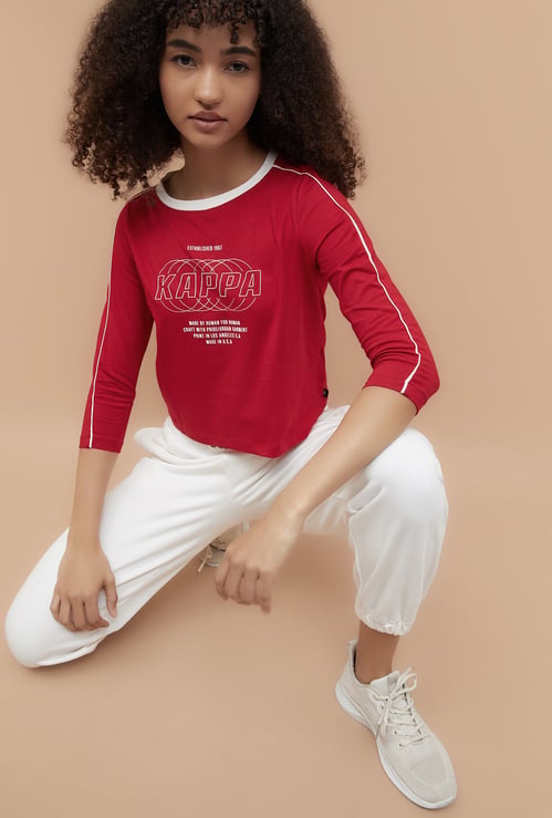 KAPPA Printed Crop T-shirt