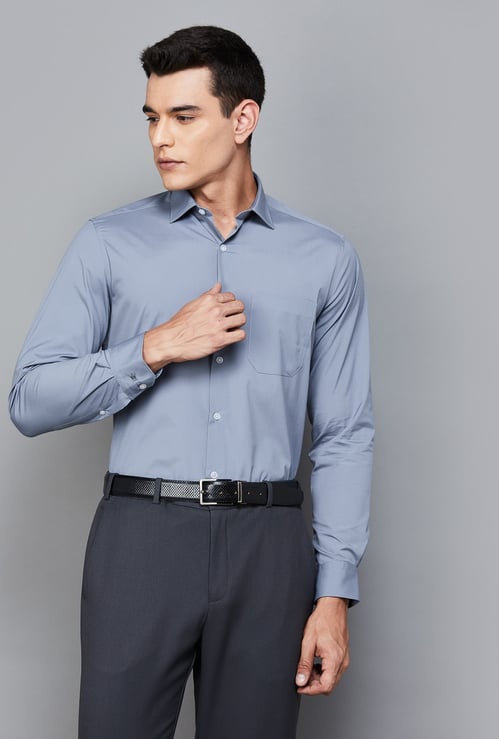 LOUIS PHILIPPE Solid Classic Fit Shirt