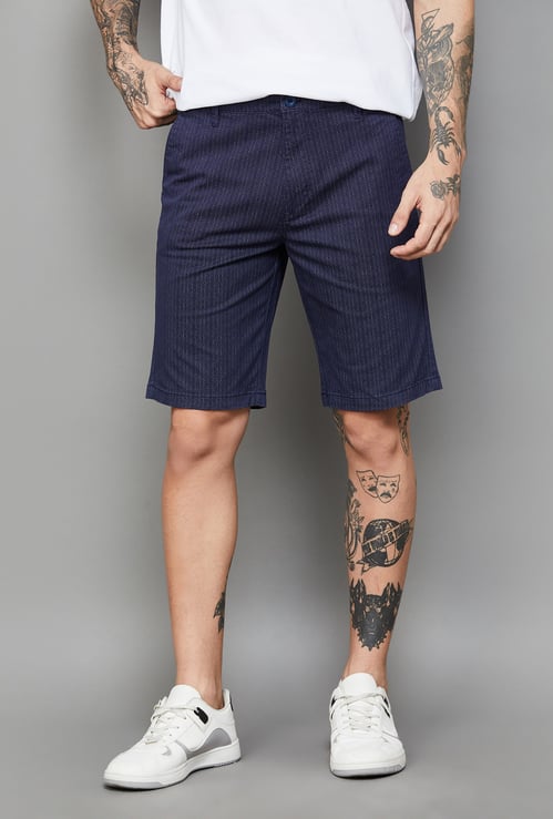 T-BASE Printed Shorts