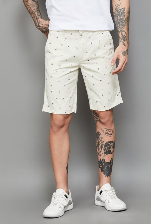 T-BASE Printed Shorts