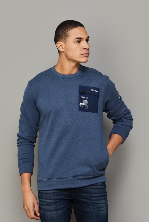 T-BASE Textured Sweatshirt