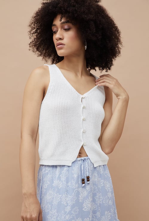 GINGER Knit Vest Top