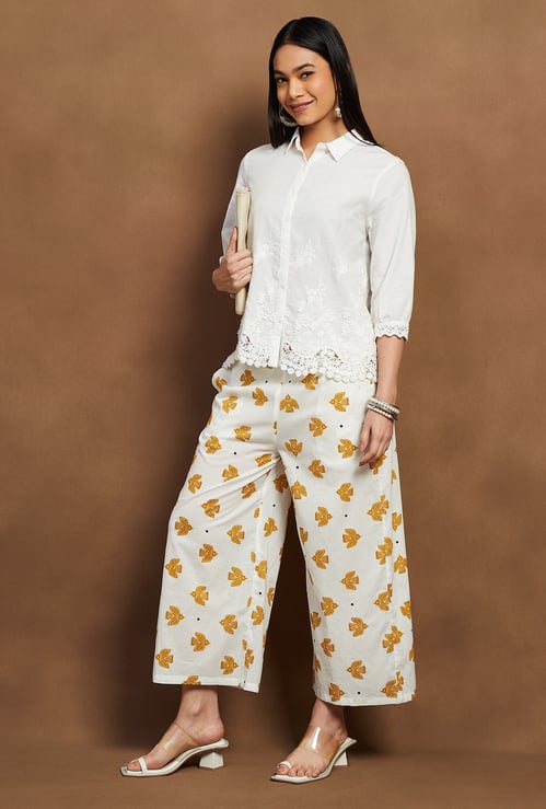 MELANGE Printed Palazzos