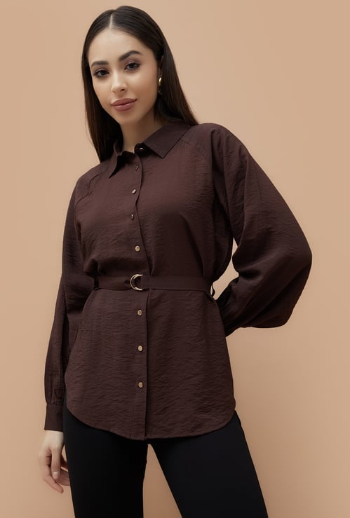 CODE Textured Shirt