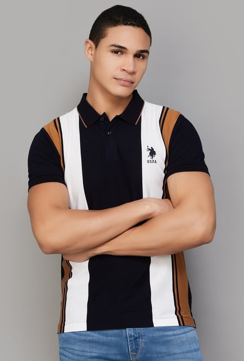 US POLO ASSN Colourblock Polo T-shirt