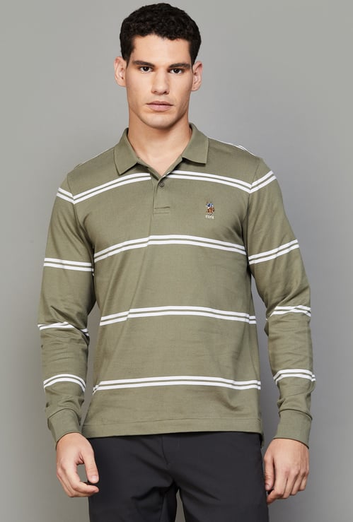 US POLO ASSN Striped Polo T-shirt