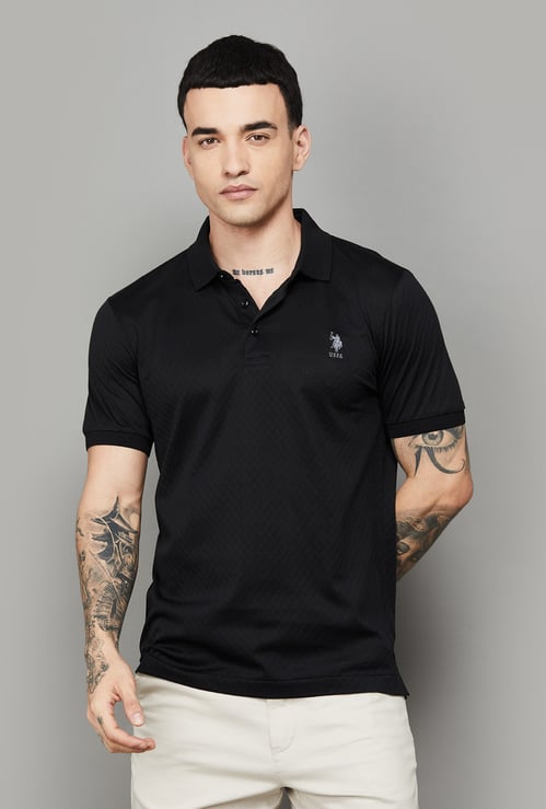 US POLO ASSN Solid Fit Polo T-shirt