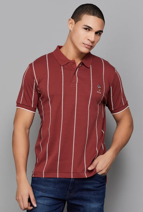 US POLO ASSN Striped Polo T-shirt