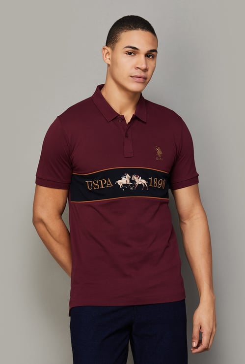 US POLO ASSN Embroidered Polo T-shirt