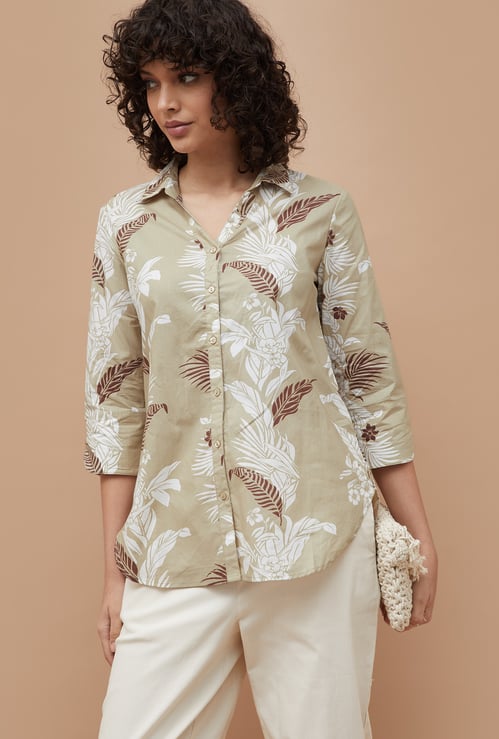 COLOUR ME Floral Print Shirt