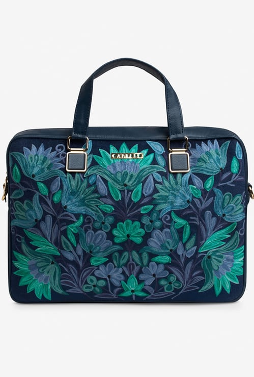 CAPRESE Embroidered Laptop Bag