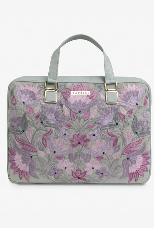 CAPRESE Embroidered Laptop Bag