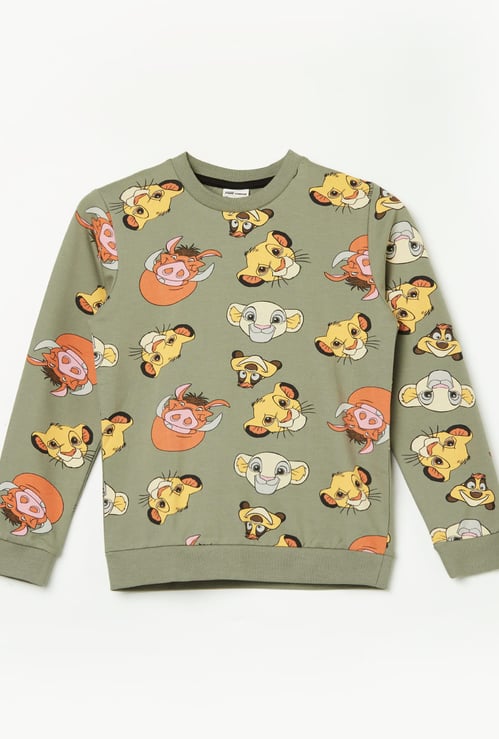 FAME FOREVER The Lion King Print Sweatshirt