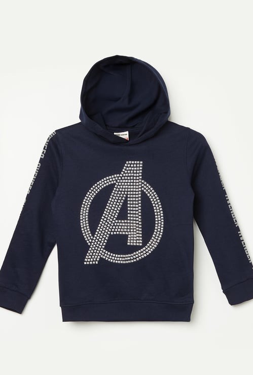 FAME FOREVER Avengers Embellished Hoodie