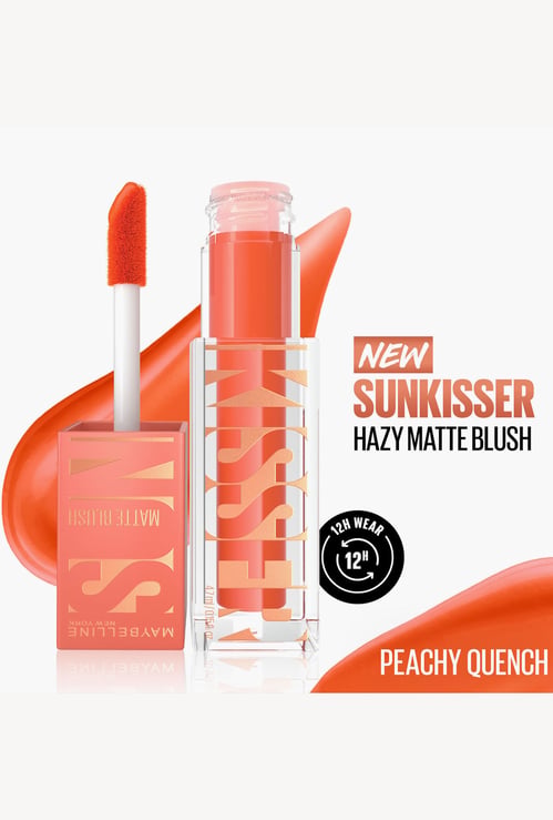 MAYBELLINE NEW YORK Sunkisser Hazy Matte Blush - Peachy Quench 34 - 4.7ml