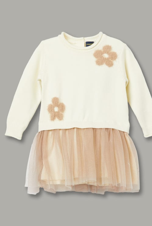 JUNIORS Colourblocked Sweater Dress