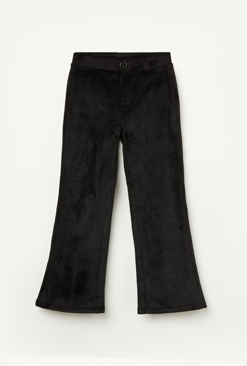 FAME FOREVER Girls Knit Flared Trousers