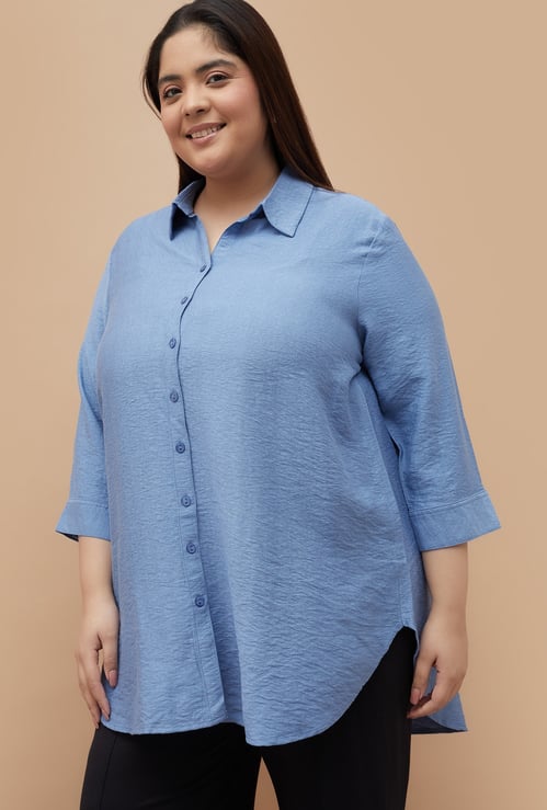 NEXUS Textured Longline Shirt