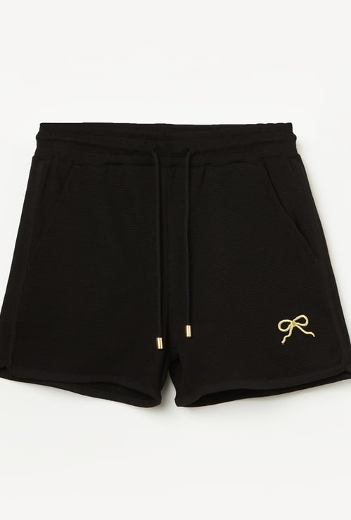FAME FOREVER Girls Textured Shorts
