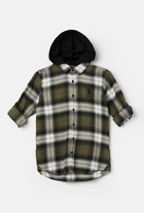 US POLO ASSN KIDS Checked Shirt